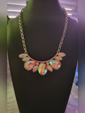 Paparazzi Iridescent Statement Necklace - Women Jewelry